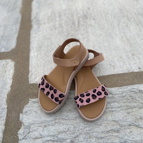 Pink Leopard Sandals